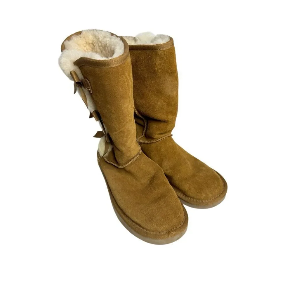 Koolaburra by Ugg Victoria tall chestnut boots size 9